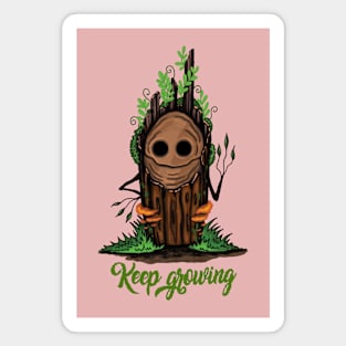 Keep growing tree stump Magnet